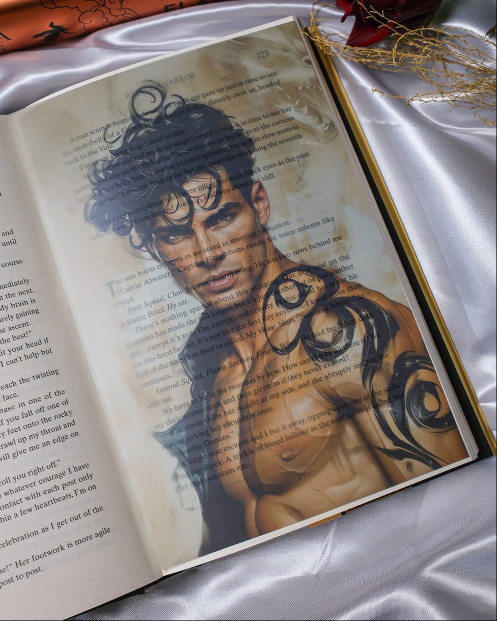 The Wing Riders Set - Book Page Overlay