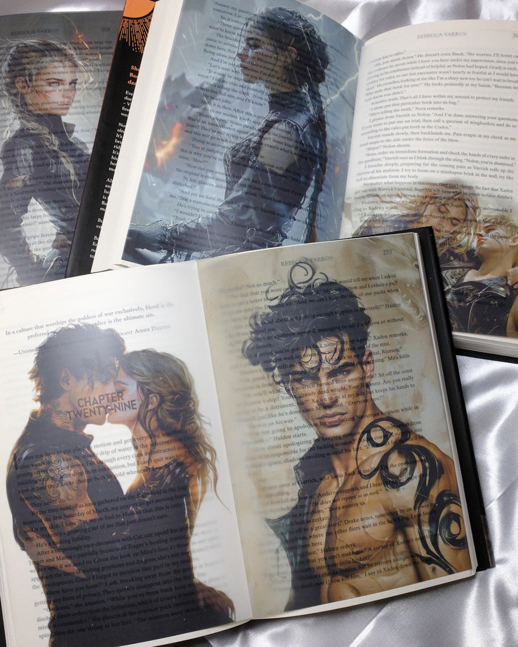 The Wing Riders Set - Book Page Overlay